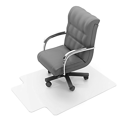 Floortex polycarbonate chair on sale mat with lip