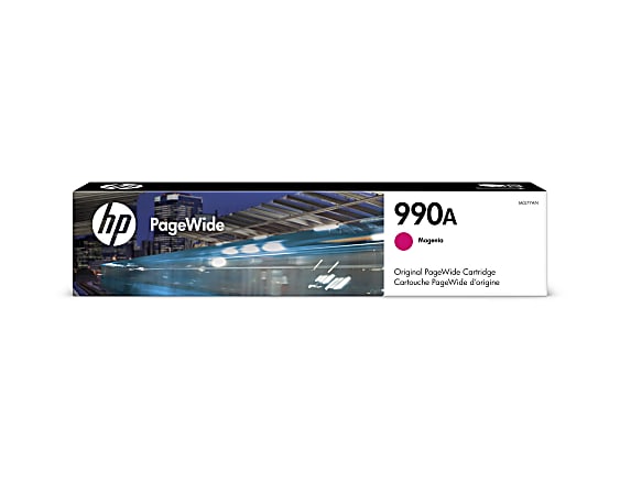 HP 990A PageWide Magenta Ink Cartridge, M0J77AN