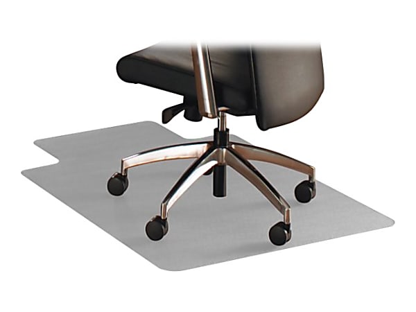 Floortex Polycarbonate Rectangular Chair Mat For Deep-Pile Carpet, 47" x 35", Clear