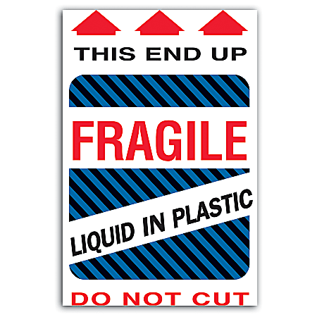 Tape Logic® Preprinted Shipping Labels, DL1580, "This End