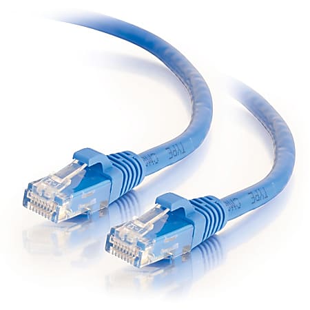 C2G 2ft Cat6 Ethernet Cable - Snaglass Unshielded (UTP) - Blue - Cat6 for Network Device - RJ-45 Male - RJ-45 Male - 2ft - Blue