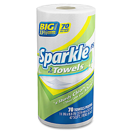 Sparkle® ps Premium 2-Ply Paper Towels, Roll Of 70 Sheets