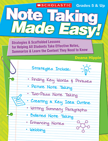 Scholastic Note Taking Made Easy!