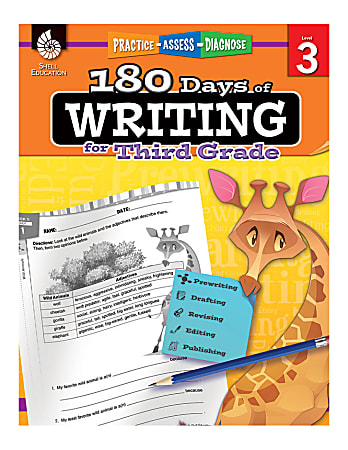 Shell Education 180 Days Of Writing Workbook, Grade