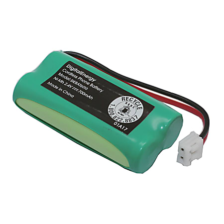 Digital Energy Cordless Phone Battery 2.4 Volts 700 mAh Capacity DEBAT6010 Office Depot
