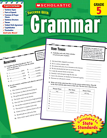 Scholastic Success With: Grammar Workbook, Grade 5