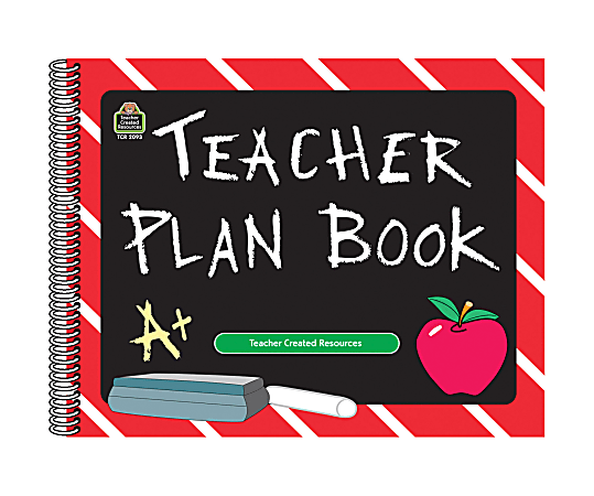 Teacher Created Resources Chalkboard Teacher Plan Books, Pack Of 3