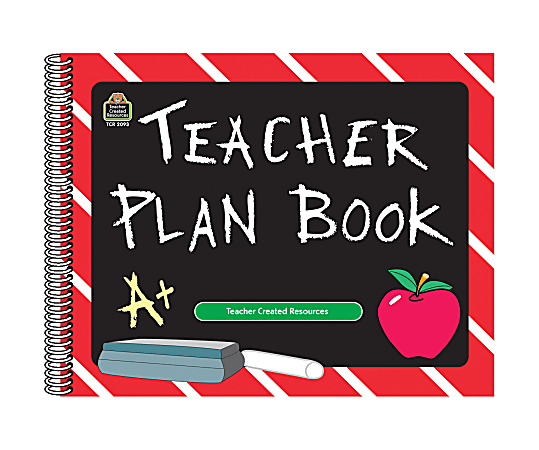 Teacher Created Resources Chalkboard Teacher Plan Books, Pack