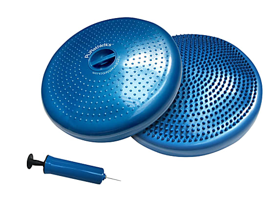 PurAthletics Air Balance Disc, 3"H x 13.4"D x 14.6"D, Blue