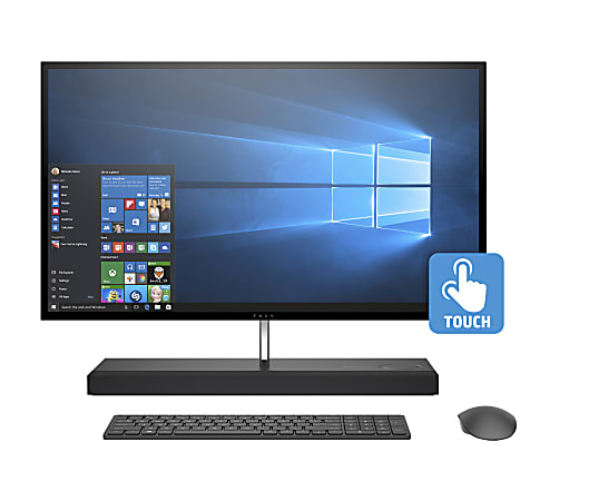 HP ENVY 27-b110 All-In-One PC, 27" Quad HD Touch Screen, Intel® Core™ i7 Quad Core, 16 GB Memory, 1 TB SSD, Windows 10 Home