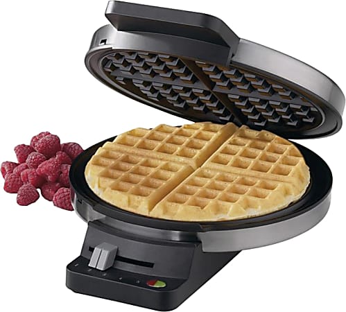 Cuisinart™ Classic Round Waffle Maker, 3-5/16”H x 7-13/16”W