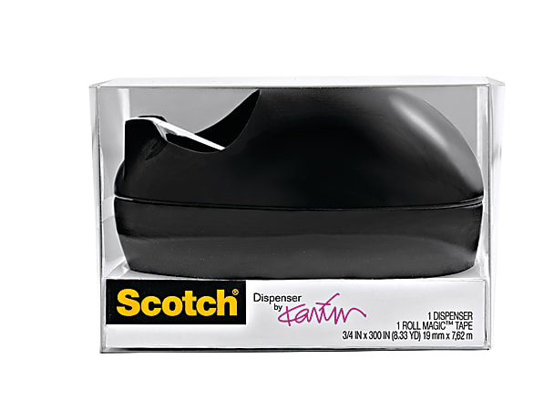Scotch® Dispenser By Karim With Magic™ Tape, Black