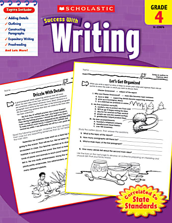 Scholastic Success With: Writing Workbook, Grade 4