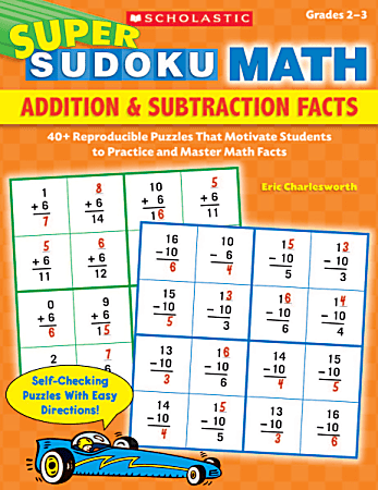Super Sudoku Math: Addition & Subtraction Facts