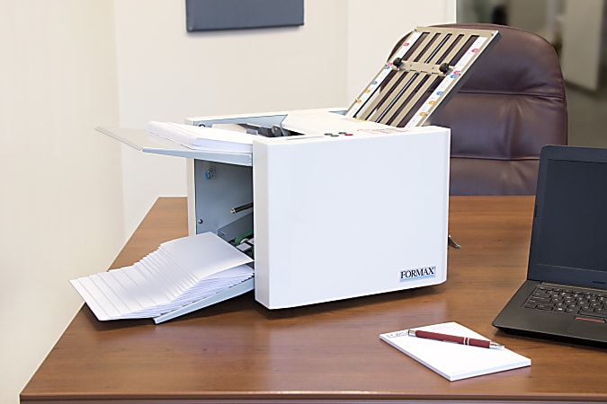 Formax FD 300 Automatic Desktop Paper Letter Folder - Office Depot