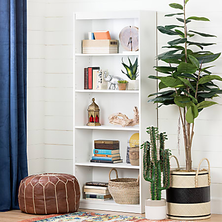 Standard shop white bookcase