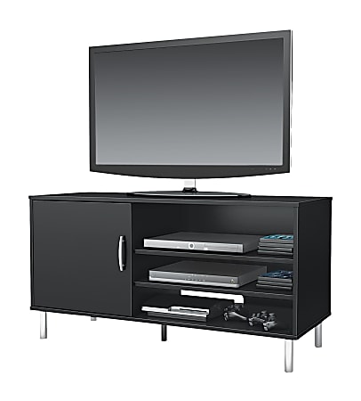 South Shore Renta TV Stand For TVs Up To 48", Pure Black