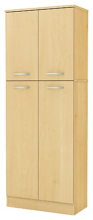 South Shore Axess Storage Pantry, Natural Maple