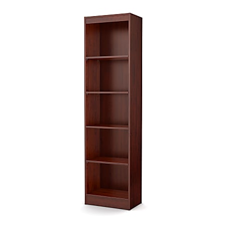 Narrow cherry sale bookcase