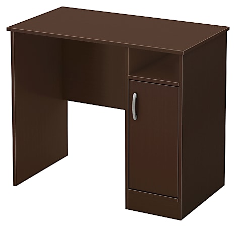 South Shore Axess Small Desk, Chocolate