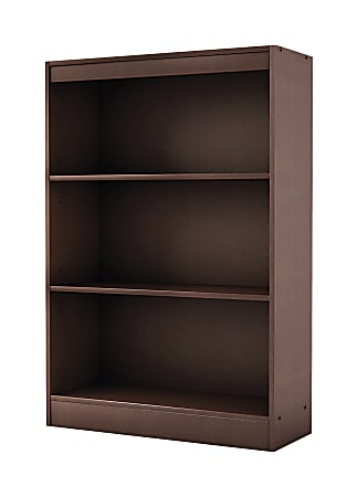 South Shore Axess 3-Shelf Bookcase, Chocolate