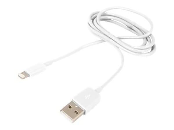 Urban Factory Cable USB to Lightning MFI certified - White 1m - Lightning cable - Lightning male to USB male - 3.3 ft - white