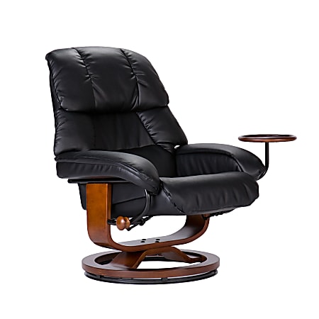 Southern enterprises leather recliner and ottoman hotsell