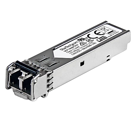 StarTech.com 100BASE-FX MSA Compliant SFP Module - LC Connector - Fiber SFP Transceiver - Lifetime Warranty - 100 Mbps - Max. Transfer Distance 2 km (1.2 mi) - 100BASE-FX fiber transceiver adds reliable 1Gb over fiber