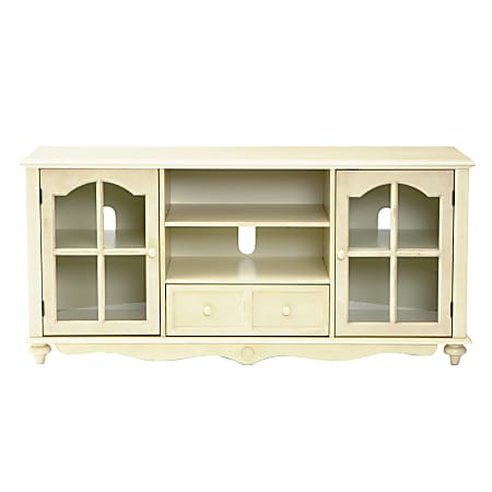 Southern Enterprises Coventry Large TV Console, Antique White