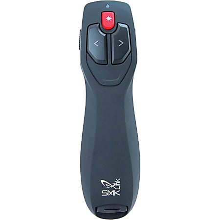 SMK-Link RemotePoint Ruby Pro Wireless Presentation Remote Control with Red Laser Pointer (VP4592) - Wireless PowerPoint Remote with red laser pointer, a 70-foot range and no learning curve (macOS & WIndows)