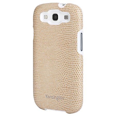 Kensington® Vesto Textured Leather Case For Samsung Galaxy S III, Coffee