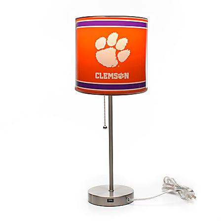 Imperial NCAA Table Lamp, 19"H, Clemson University