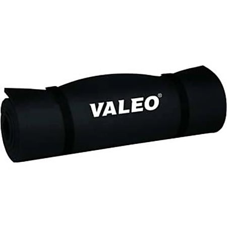 Valeo Foam Exercise Mat Black Office Depot