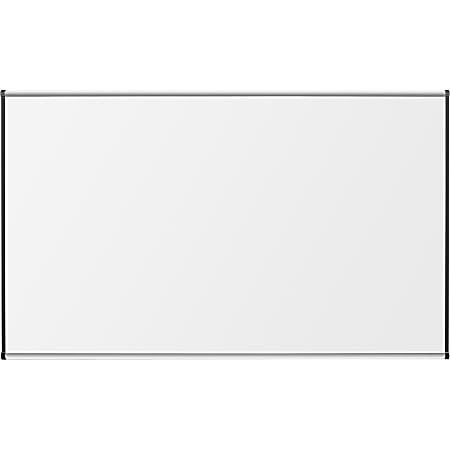 Lorell® Porcelain Unframed Dry-Erase Whiteboard, 48" x 36", Satin Aluminum Frame