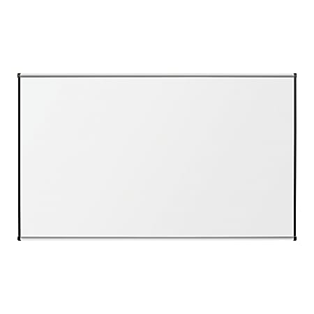 Lorell® Porcelain Unframed Dry-Erase Whiteboard, 48" x 72", Satin Aluminum Frame