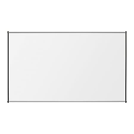 Lorell® Porcelain Unframed Dry-Erase Whiteboard, 48" x 72", Satin Aluminum Frame