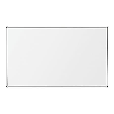 Lorell® Porcelain Unframed Dry-Erase Whiteboard, 96" x 48", Satin Aluminum Frame