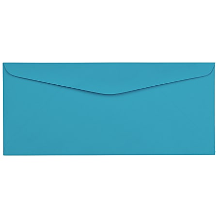 JAM Paper® Booklet Envelopes, #9, Gummed Seal, Blue,