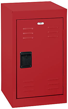 Sandusky Steel Locker, 24"H x 15"W x 15"D, Red
