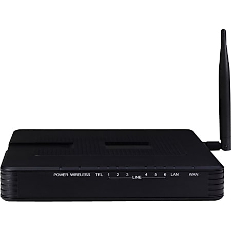 XBLUE Networks X-50 VoIP System Server And Wireless Router, Charcoal