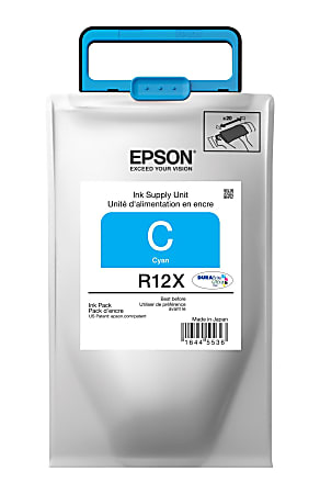 Epson® R12X DuraBrite® Ultra High-Yield Cyan Ink Cartridge, TR12X220