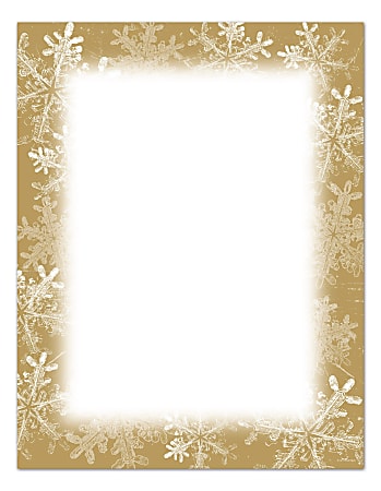 Great Papers!® Holiday Stationary, 8 1/2" x 11", Frosted Holiday Wishes, Pack Of 250 Sheets