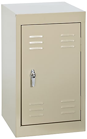 Sandusky Steel Locker, 24"H x 15"W x 15"D, Putty