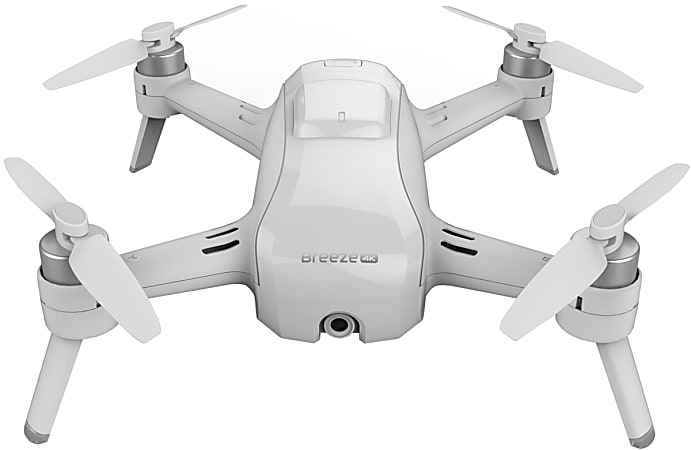 Yuneec Breeze Quadcopter With 4K Camera, White, YUNFCAUS