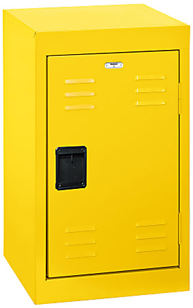 Sandusky Steel Locker, 24"H x 15"W x 15"D, Yellow