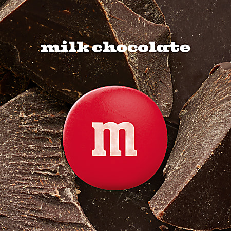 M Ms Milk Chocolate Candies Jar 62 Oz - Office Depot