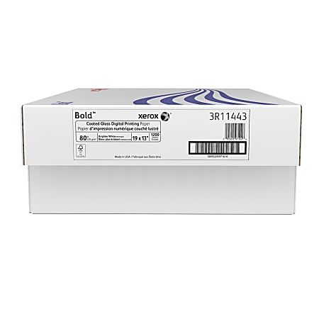 Xerox® Bold Digital™ Coated Gloss Printing Paper, 2 Reams, 19" x 13", 94 (U.S.) Brightness, 80 Lb Text (120 gsm), FSC® Certified, 600 Sheets Per Ream
