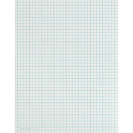 Basics Quad-Ruled Paper Pad - Pack of 2, 8.5 inch x 11.75 inch