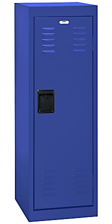 Sandusky Steel Locker, 48"H x 15"W x 15"D, Blue