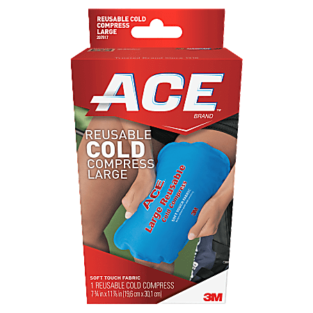 ACE Reusable Large Cold Compress, Blue